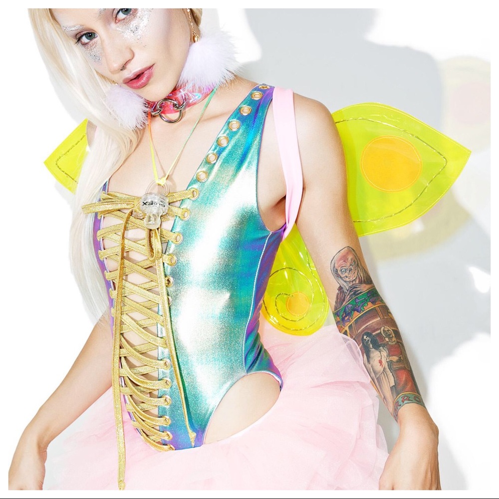 J Valentine x Dolls Kill Rave Fairy Costume